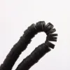 3*1mm black soft ceramic piece jewelry accessory spacer necklace bracelet accessory beads, 45cm in length details Picture